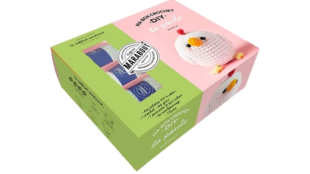 Ma box crochet Poule Apily