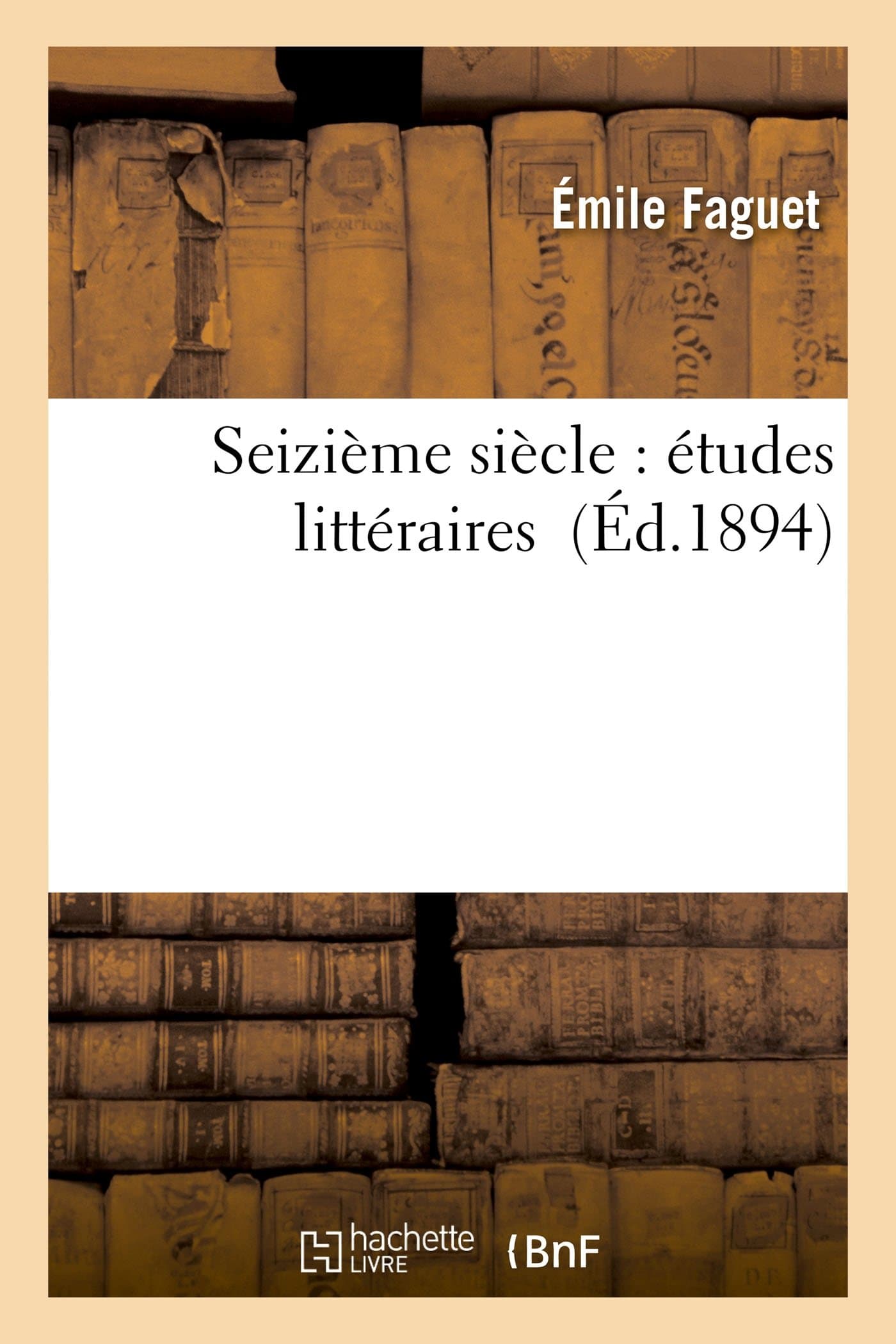 Seizième siècle : études littéraires